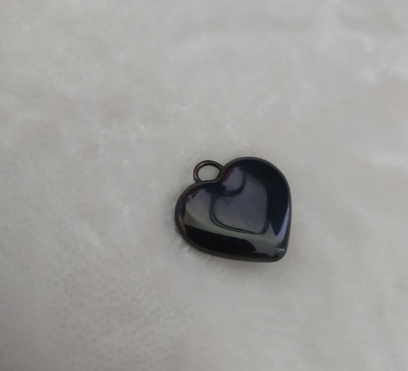 Coach Metal Black Heart Bag Charm Or Pendant - Picture 4 of 7
